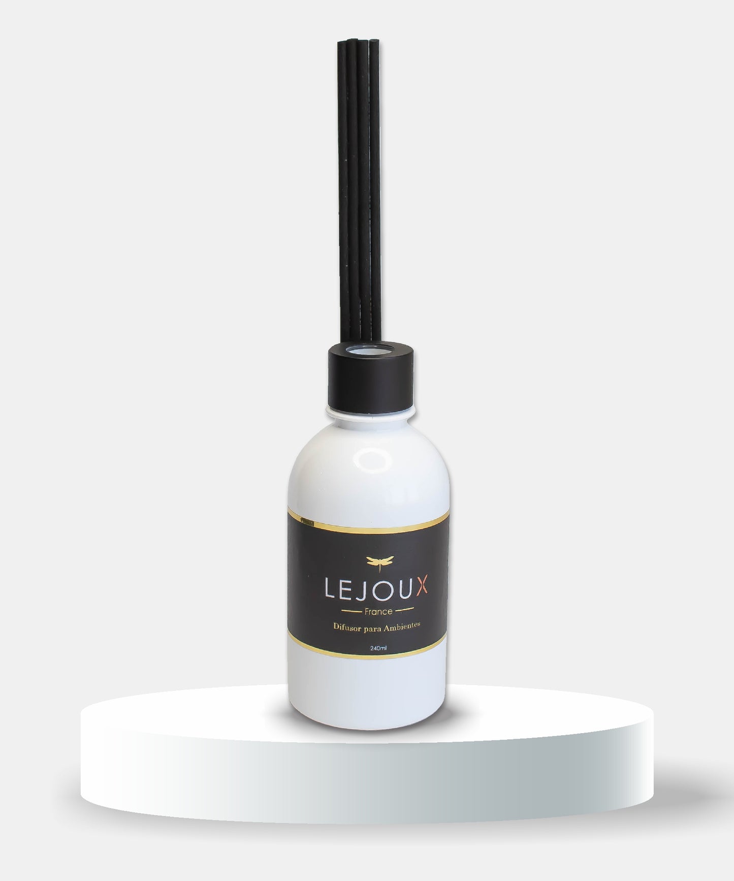 Refil Para Difusor de Varetas 240ml Frasco Branco Com 4 Varetas - Fragrâncias de Linha