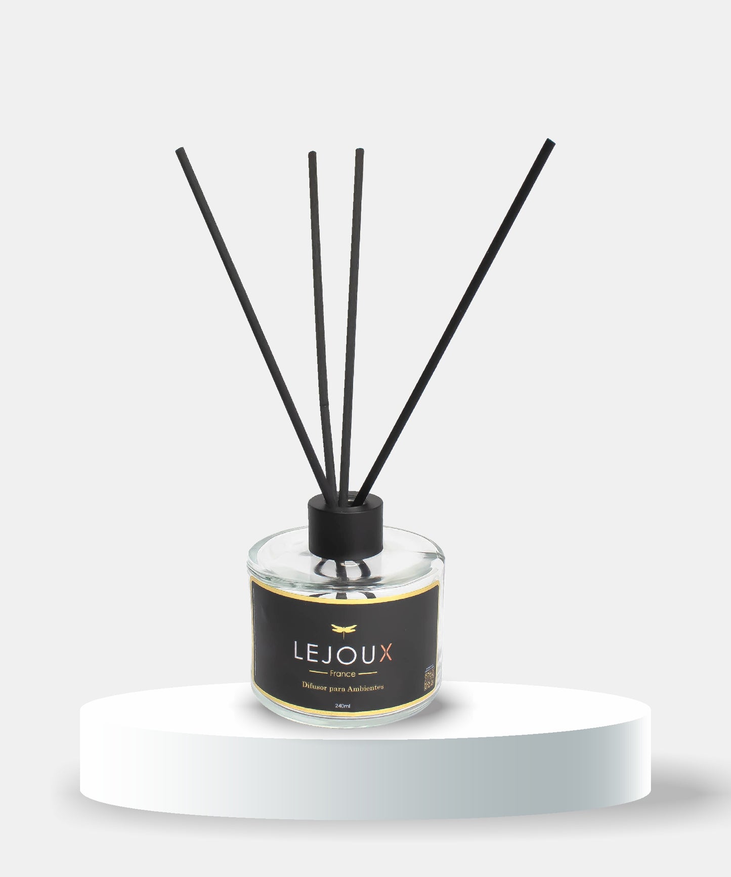 Difusor de Varetas Frasco de Vidro Transparente - 240ML - Fragrâncias de Linha
